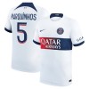 Original Fußballtrikot Paris Saint-Germain Marquinhos 5 Auswärtstrikot 2023-24 Für Herren